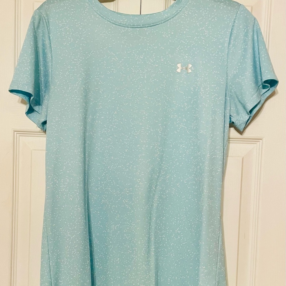 Under Armour Women's Speckled Blue Tee